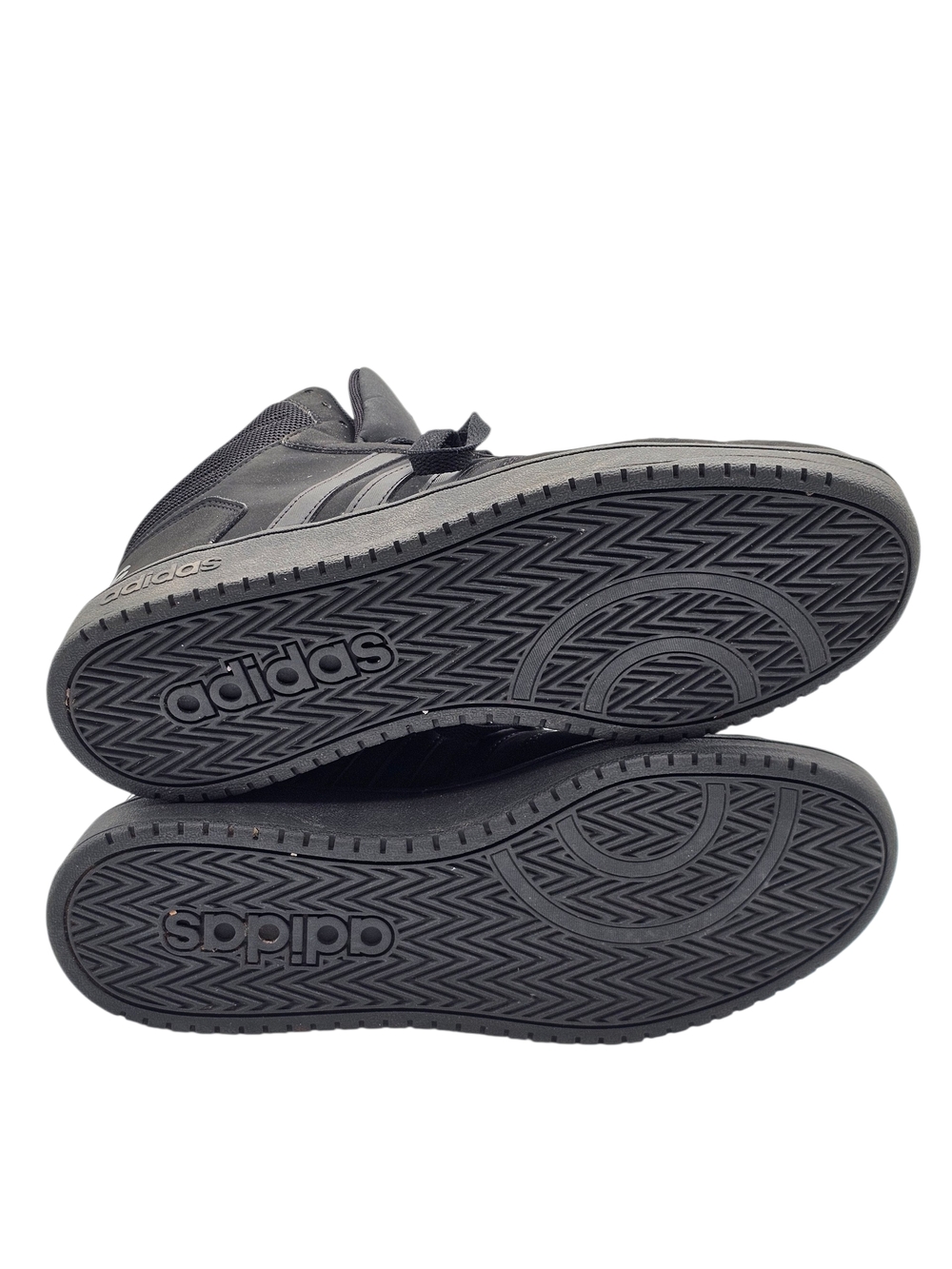 Mens Adidas Black High-Top Sneakers - Picture 7 of 7